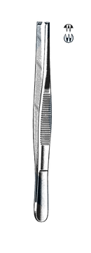 Tissue Forceps, 2 x 3 Teeth 8" (20 cm) - Garana Industries