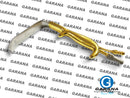 Ferreira Breast Retractor With Fiber Optic & Suction Tube Gold Plated With Teeth Blade 4.5" x 1" Width from Teeth 0.80" - Garana Industries