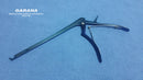 Kerrison Rongeurs Bite Size 5MM 45 Degree Up Bite 8" Shaft, Thin Foot Plate Blue Titanium