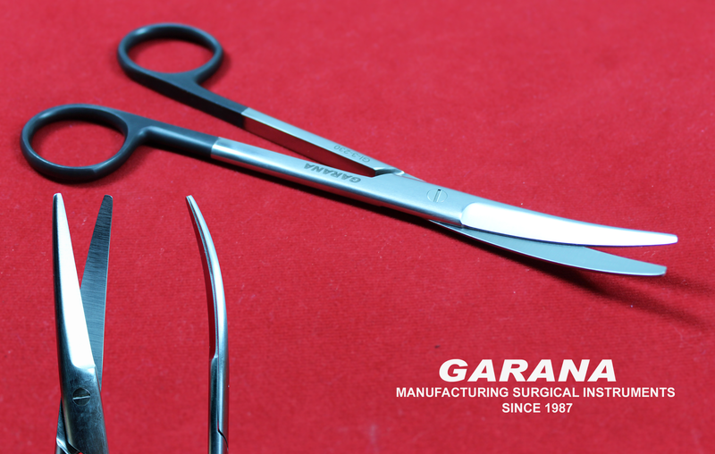 Mayo Stille Dissecting Scissor Curved 6.75" Black Rings