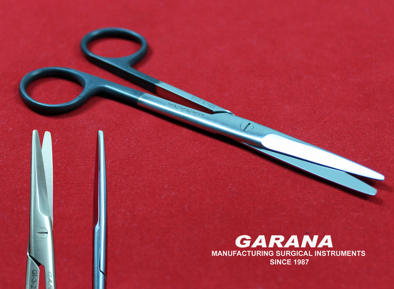 Mayo Stille Dissecting Scissor Straight 5.5" Black Rings