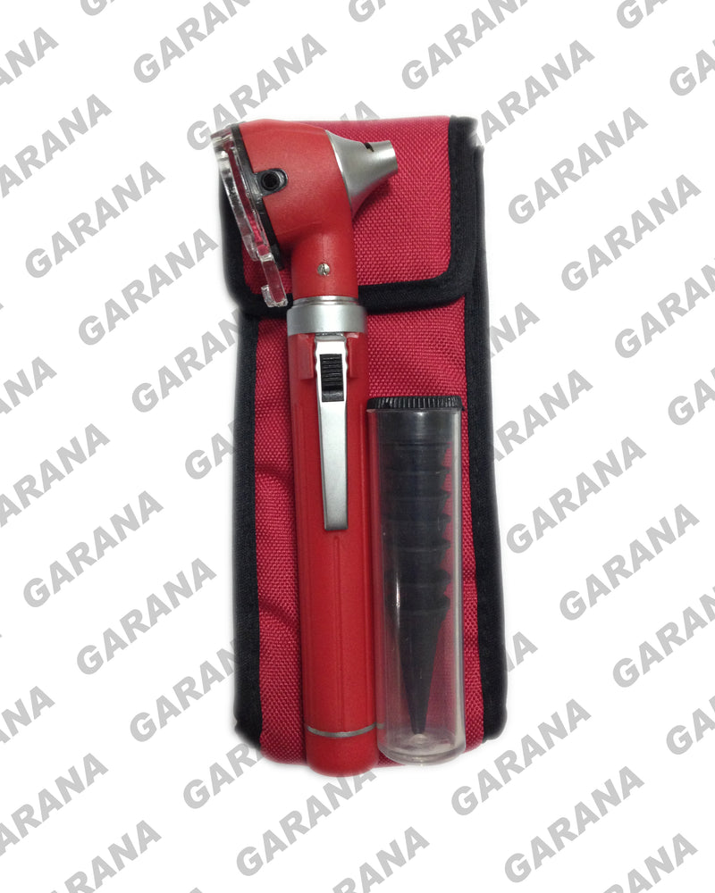 Otoscope Fiber Optic Mini Red