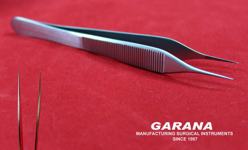 Micro Adson Dressing Forceps Serrated Tips 6" Premium Grade