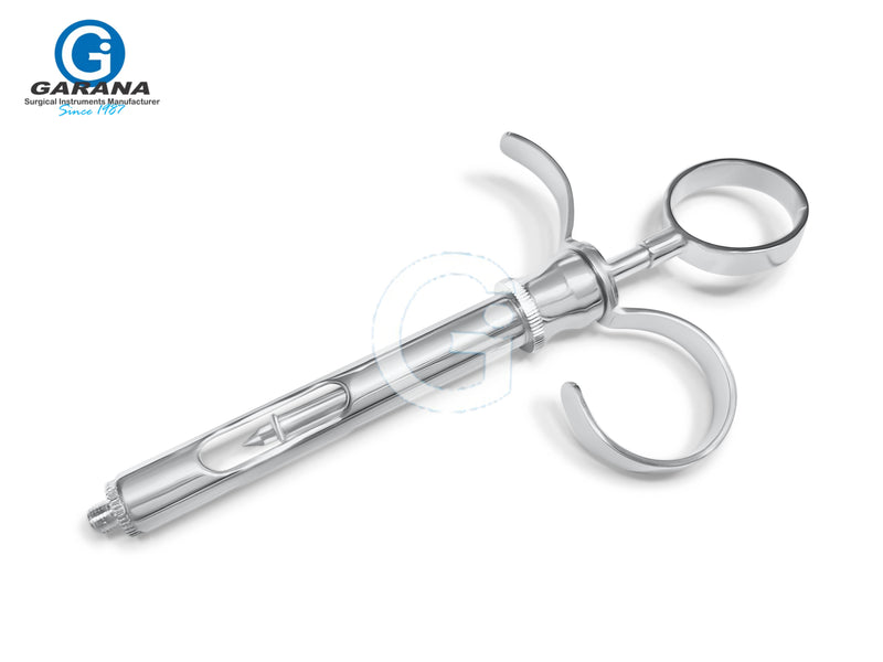 Dental Syringe 1.8ML With 2 Complete & 1 Half Grip Rings
