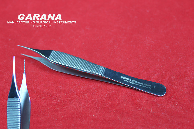 Micro Adson Dressing Forceps Serrated Tips 4.75" Premium Grade