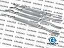 Dental Bone File Set of 4 Pieces (# 10, # 33, Miller # 33, Miller # 64)